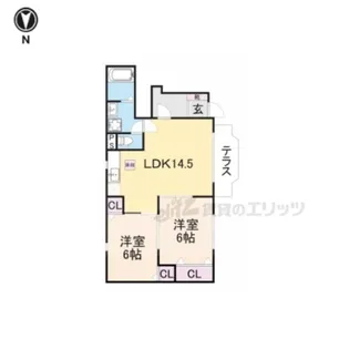 ベルコート【1階】の間取り