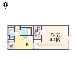 レオネクストパストラルヴィラ【108号室】の間取り