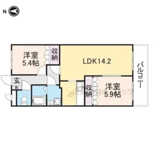 セントフィールド葛城?【2階】の間取り