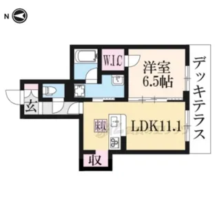 シャーメゾン プレミアス【106号室】の間取り