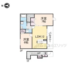 バンジャール【2階】の間取り