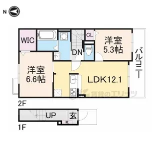 ユイット【2階】の間取り