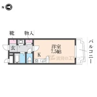 ハイツ寛【3階】の間取り