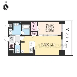 サウスシャノイチ【4階】の間取り