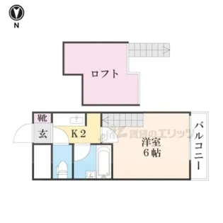 ロイヤルハイツ橿原?【407号室】の間取り