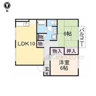 グランシャリオ【2階】の間取り
