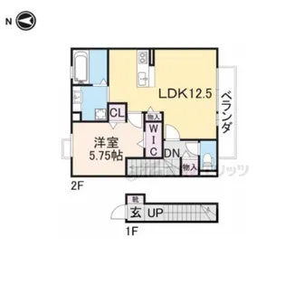 サングレース【2階】の間取り