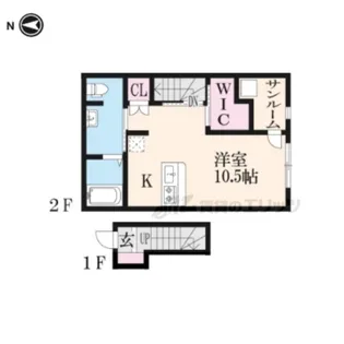 Domani SAKAE【202号室】の間取り