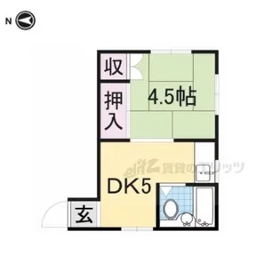 いかるがレンタルハイツ【202号室】の間取り