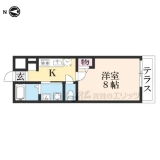 シュシュさくらの【1階】の間取り