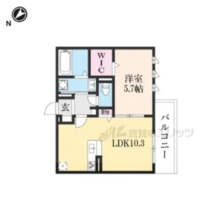 グラシア内畑【2階】の間取り