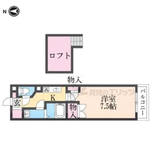 リッツパレス【302号室】の間取り