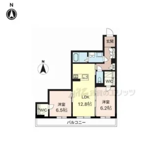 エフ・メゾンG【203号室】の間取り