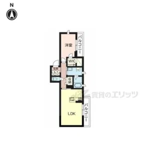 エフ・メゾンG【206号室】の間取り