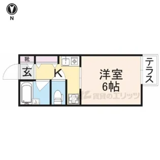 ラ・リビエール【2階】の間取り