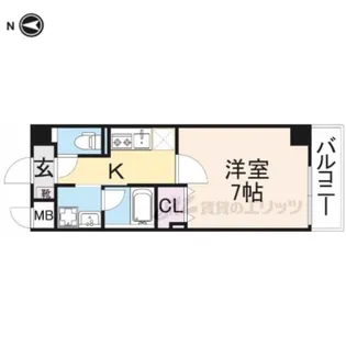 サンシャイン富雄駅前【3階】の間取り