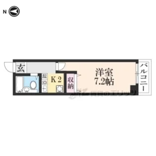 T・Oコーポ石山A棟【213号室】の間取り