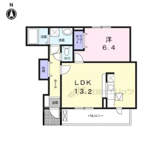 マルシェ【105号室】の間取り