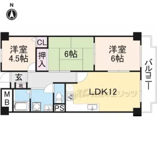 リアライズ八木【2階】の間取り
