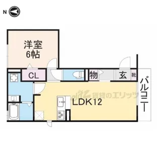 コーポ大安寺?【301号室】の間取り