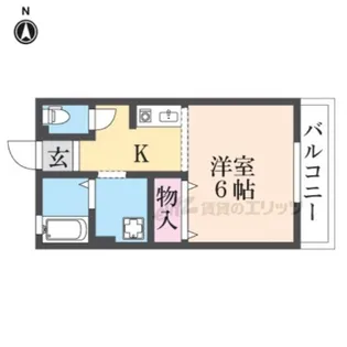 メゾン・ド・スリシエ? D棟【205号室】の間取り
