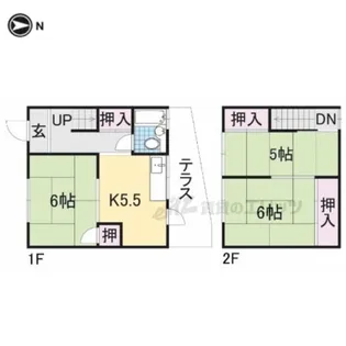 奈良県大和郡山市額田部北町【一戸建】の間取り
