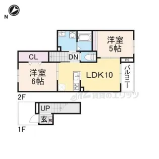 グランツ【2階】の間取り