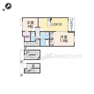 グランツ【3階】の間取り