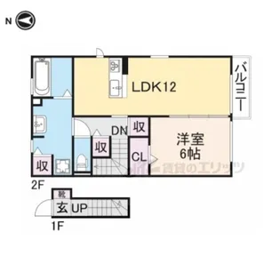 メゾン ラ・セーヌ【2階】の間取り
