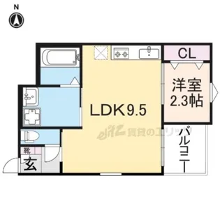 REGALEST山科椥辻【2階】の間取り