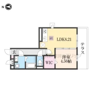「アイル京都宇治西」【1階】の間取り