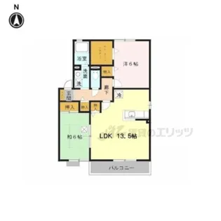 フィエスタ平松【2階】の間取り