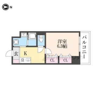 CELESTE大久保新田【4階】の間取り