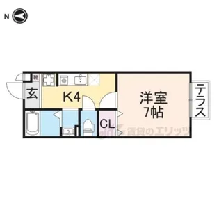 カラコレス【1階】の間取り