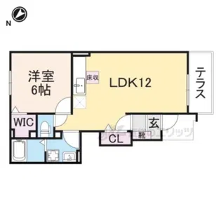 プリムローズ(奈良市敷島町)【1階】の間取り
