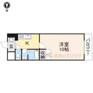 グランドビル竹ノ花【607号室】の間取り
