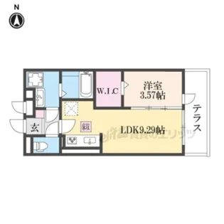 メルヴェーユ【103号室】の間取り