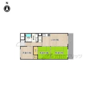 矢埜ハイツ【7階】の間取り