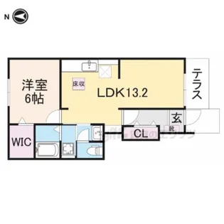 クラール・ブリーゼ【1階】の間取り