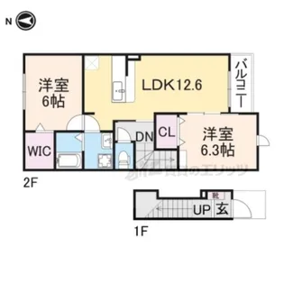 クラール・ブリーゼ【2階】の間取り