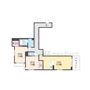 ShaMaison嵐山華【202号室】の間取り
