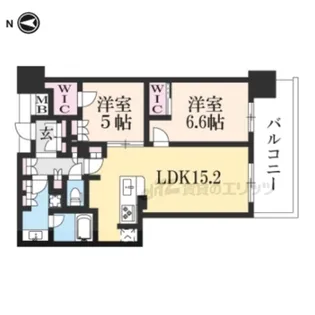 プレミスト大津ステーションレジデンス【1005号室】の間取り