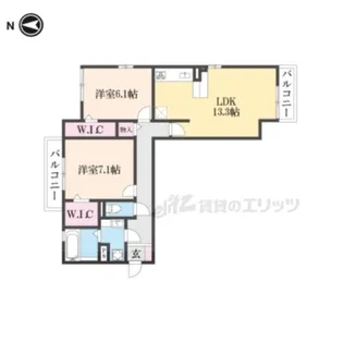 ルミエールMKⅡ【2階】の間取り