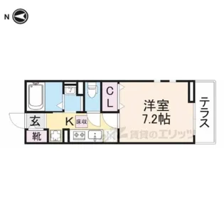 プラシード東町【1階】の間取り