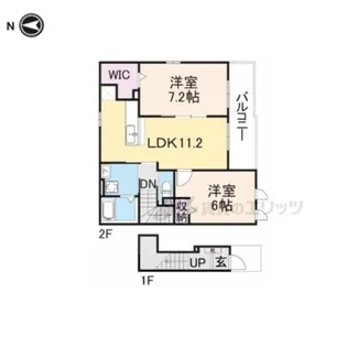 スクウェア【1階】の間取り