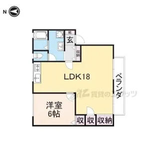 サンハイツ2号館【2階】の間取り