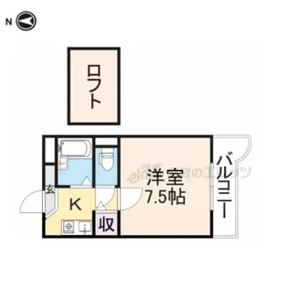 アイリスハイツ2号館【2階】の間取り