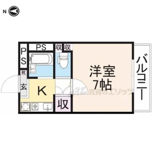 アイリスハイツ6号館【3階】の間取り