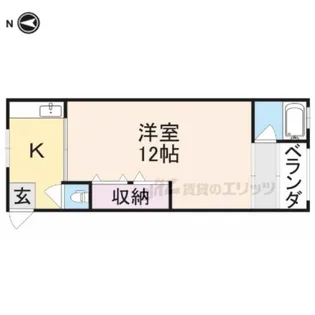 グランコート?番館【201号室】の間取り
