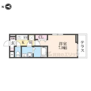 メゾンド・ローズ【2階】の間取り